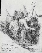 Francisco Goya Semana S en tiempo pasado en Espana oil